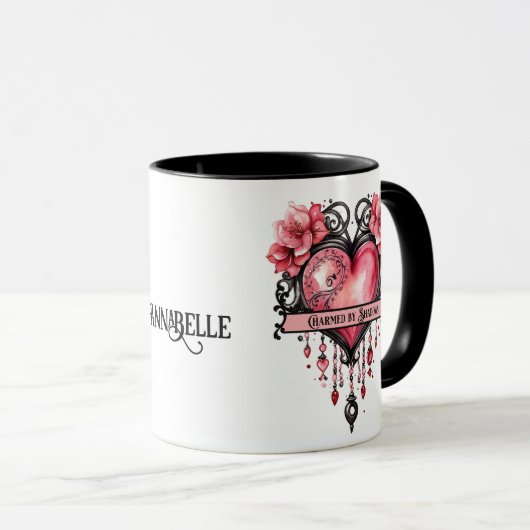 Charmé par Shadows Coffee Mug (Devant droit)