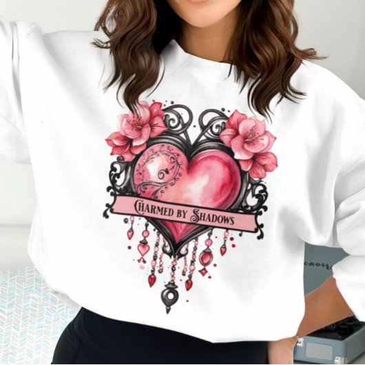 Charmé par Shadows Sweatshirt blanc