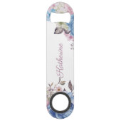 Charme parisien Bleu & Rose Mère de la Mariée (Dos)