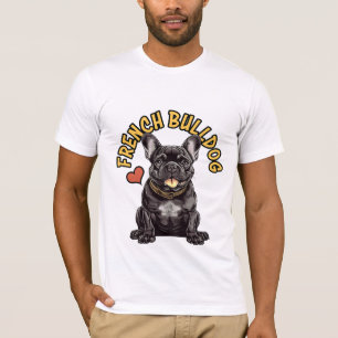 Charme parisien : T-shirt Bulldog