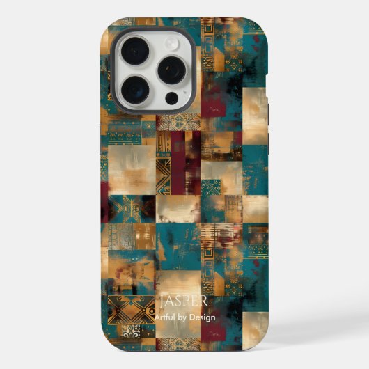 Charme Patchwork Texturé – Design Rustique Artisti (Verso)