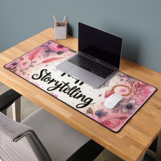 Charme Rose Fluff Féminin pour Écrivain de Contes  (Bureau 2)