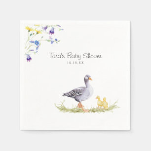 Charme Rustieke Boerderij   Mother Goose Floral Servet
