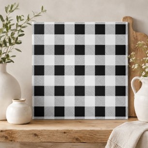 charme rustique de ferme carreaux noir et blanc