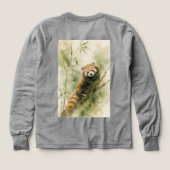 Charme Rustique du Panda Rouge (Motif dos)