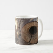 Charme rustique Wagon Roue Café Mug (Devant droit)