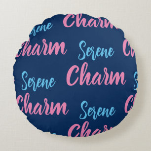 Charme serein Coussin ronde