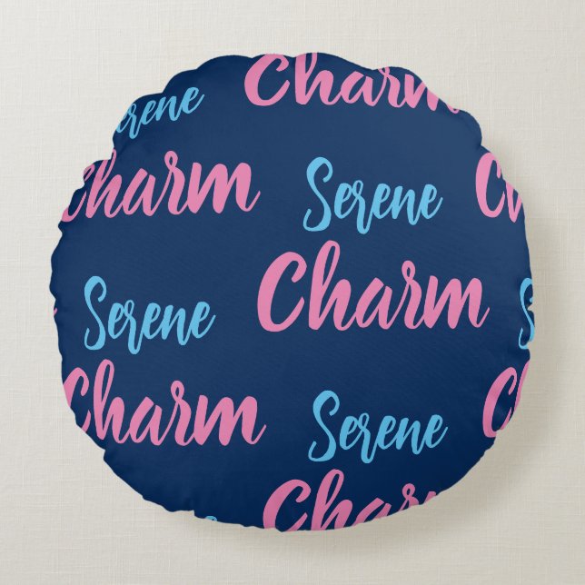 Charme serein Coussin ronde (Devant)