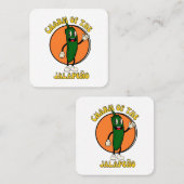 Charme van de Jalapeño Vierkante Visitekaartje (Voorkant / Achterkant)