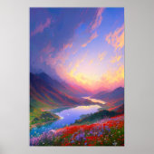 Charme van de vallei poster (Voorkant)