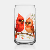 Charme Verre Cardinal du Nord (Verso)
