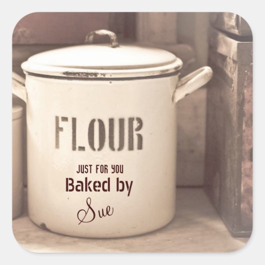 Charme vintage cuits par VOUS Stickers (Devant)