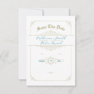 Charme vintage Enregistrer la carte Date