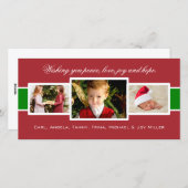 Charmed Trio Kerstkaart (Voorkant / Achterkant)