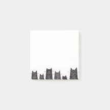 Charmes de bonne chance 3" x 3" notes de post-it