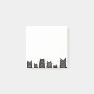 Charmes de bonne chance 3" x 3" notes de post-it