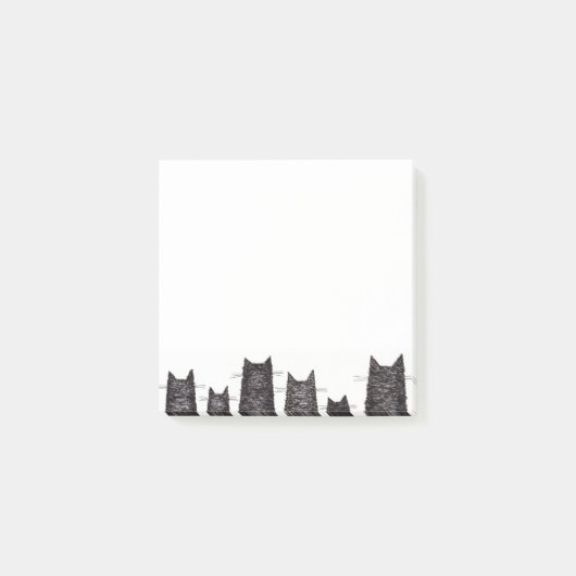 Charmes de bonne chance 3" x 3" notes de post-it (Devant)