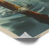  charmes van Hamburgs Inner Alster Poster (Hoek)