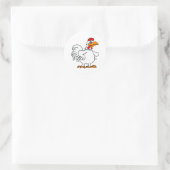 Charmichael Chicken Ronde Sticker (Tas)