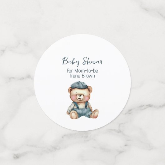 Charming Baby shower Table Confetti (Petit recto)