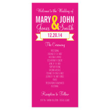 Charming Banner Ceremony Programme