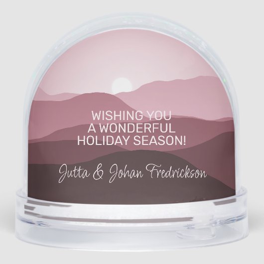 Charming Blush Pink Joyeuses Fêtes Abstraits (Arrière)