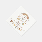 Charming Boho Gender Neutral Baby Shower Servet (Hoek)