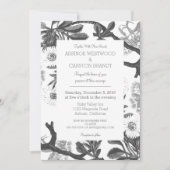 Charming Botanical Wedding Kaart (Voorkant)