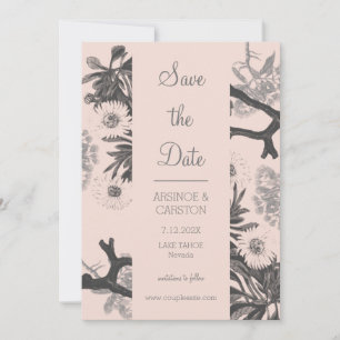 Charming Botanical Wedding Save The Date