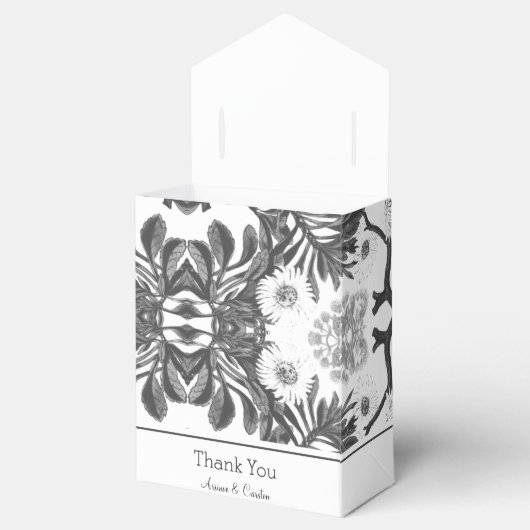 Charming botanisch bedankdoosjes (Geopend)