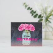 Charming Bouquet Carte postale Anniversaire Voeux (Debout devant)