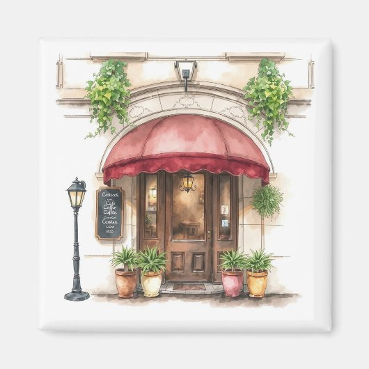 Charming Café Corner Magnet (Devant)