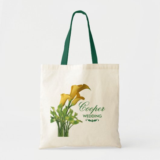 Charming Calla Lily Wedding Canvas tas (Voorkant)