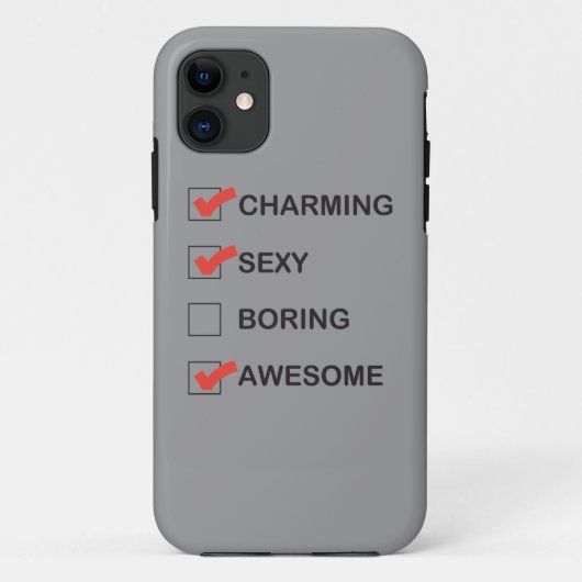 Charming Case-Mate iPhone Case (Achterkant)