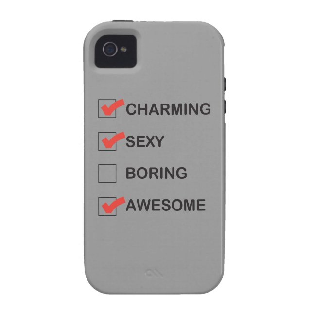 Charming Case-Mate iPhone Case (Achterkant)