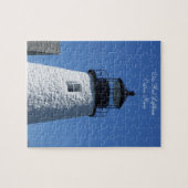 Charming Castine Custom Photo Lighthouse Legpuzzel (Horizontaal)
