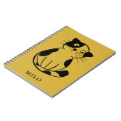 Charming Cat Mark Carnet avec touche personnelle (Côté gauche)