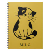 Charming Cat Mark Carnet avec touche personnelle (Devant)