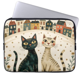 Charming Cats  Laptop Sleeve