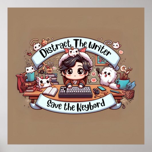 Charming Chaos: De grillige ellende van de schrijv Poster (Voorkant)