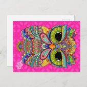 Charming Charlie Owl Briefkaart (Voorkant / Achterkant)