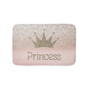 Charming Chic Tiara, prinses, Glitter Bokeh Badmat