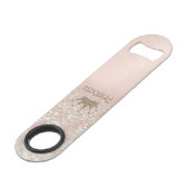 Charming Chic Tiara, prinses, Glitter Bokeh Speed Flessenopener (Achterkant Gekanteld)