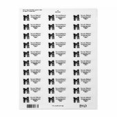 Charming Chihuahua Adresse de retour Étiquettes (Feuille entière)