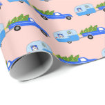 Charming Christmas Camper Vintage Trailer RV Xmas<br><div class="desc">J'espère que vous aimez ce design de vacances. Ajoutez votre propre texte à l'avant ou à l'arrière. Consultez ma boutique pour trouver d'autres articles correspondants comme des autocollants, des tasses, des cartes, des chemises, du papier de mouchoir et d'autres motifs de vacances. Juste une remarque : vérifiez que le motif...</div>