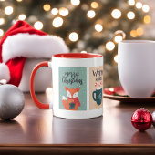 Charming Christmas Mug avec 4 dessins festifs