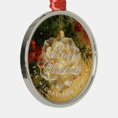 Charming Christmas Ornament Shaped Like a Rose (Rechts)