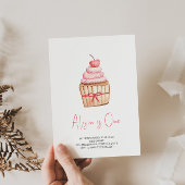 Charming Cupcake Anniversaire Invitation