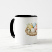 Charming Easter Egg Nest Coffee Mug – Festive Spri (Devant gauche)