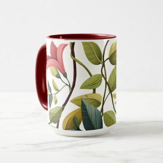 Charming Floral Print Coffee Mug